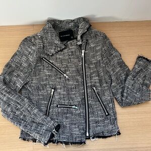 Olivaceous Black and White Jacket